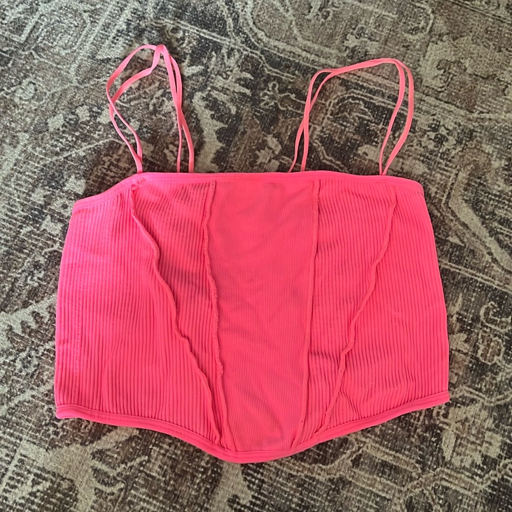 Out From Under pink tank top